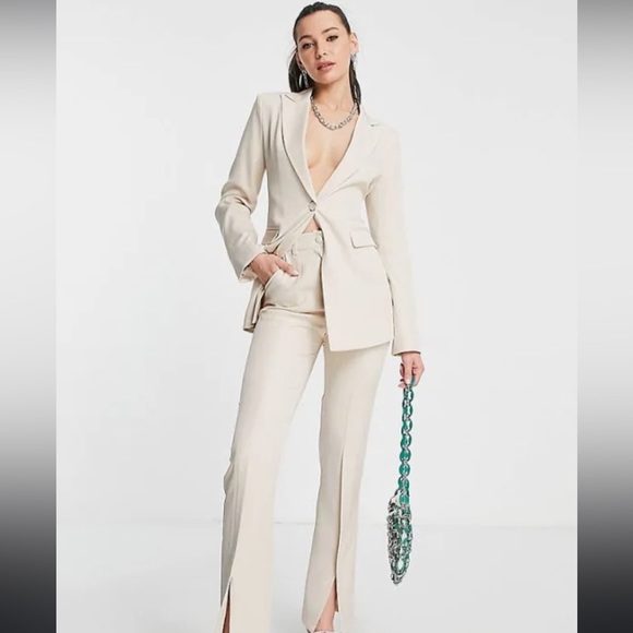 4th and Reckless Tailored Open Back Blazer: Size S - Picture 6 of 11